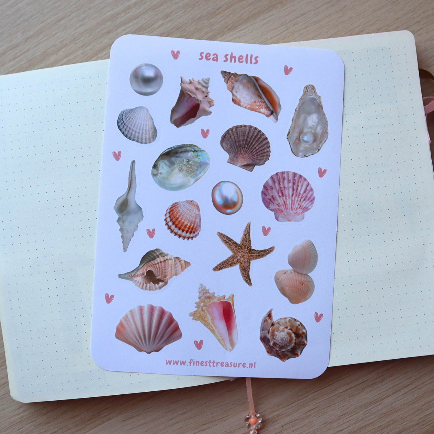 Stickervel Sea Shells