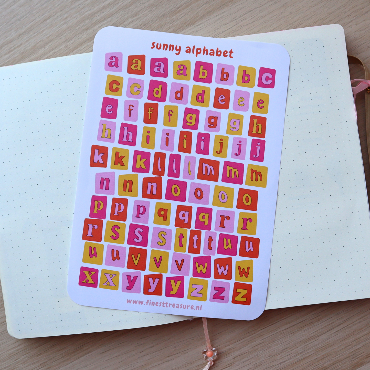 Sticker sheet Playful Alphabet
