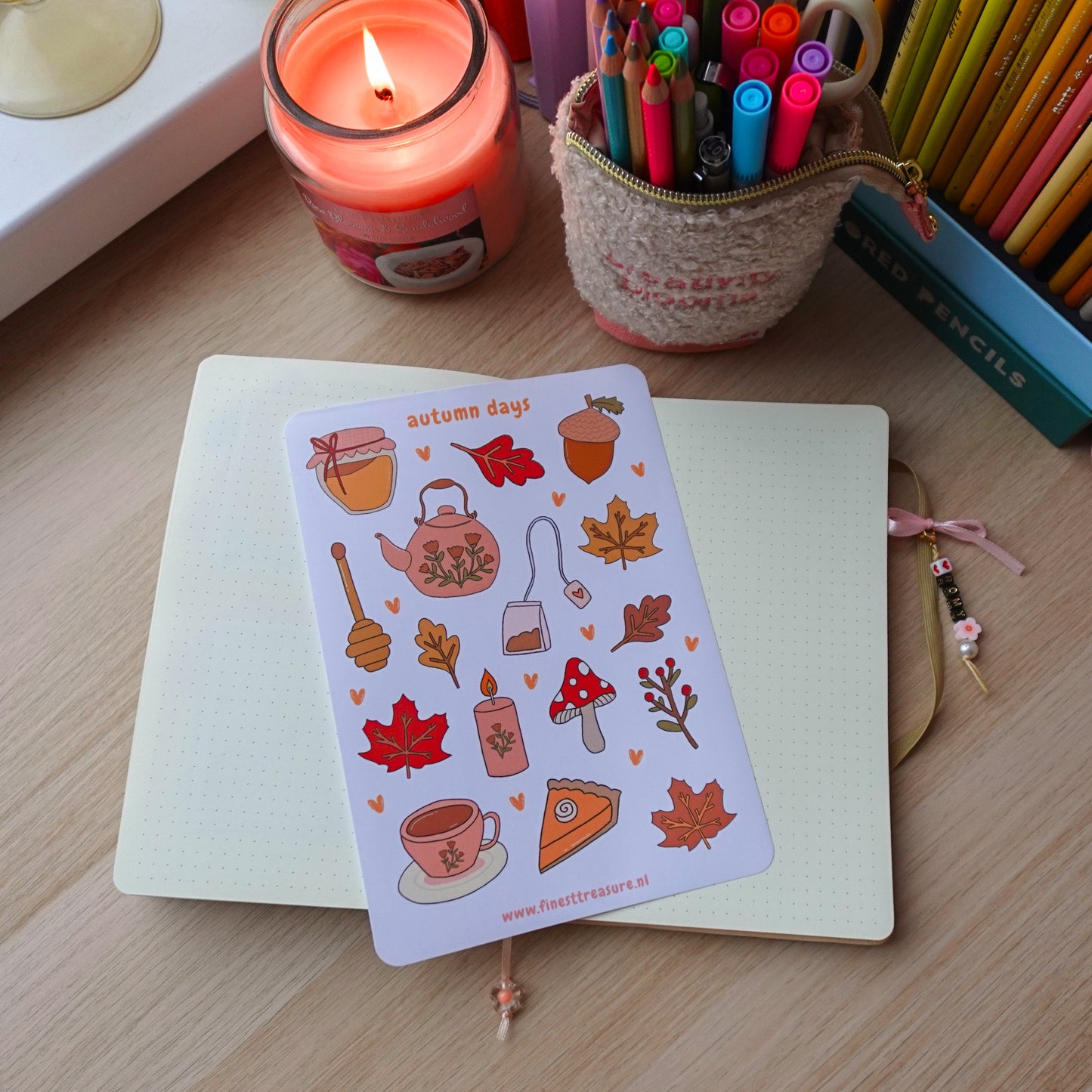 Sticker sheet Sea Shells