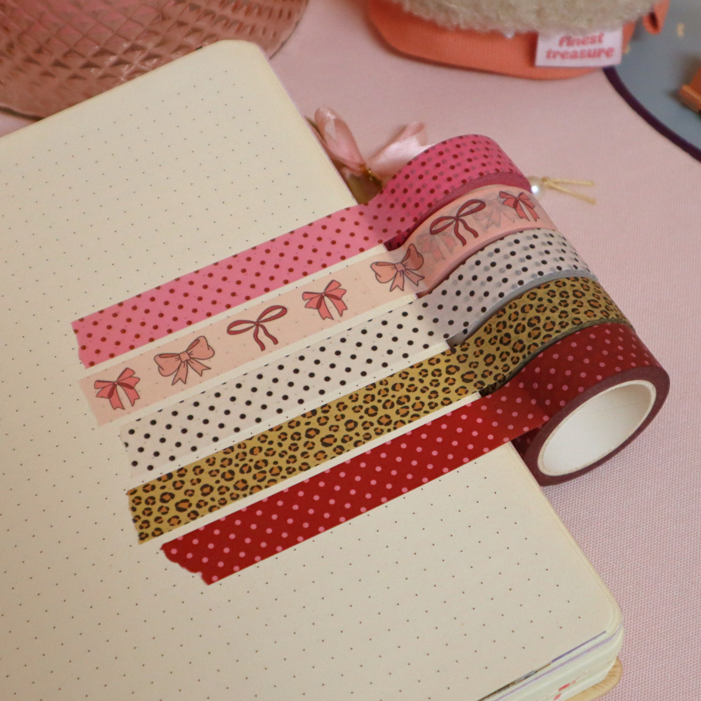 Polka Dots Pink Washi Tape
