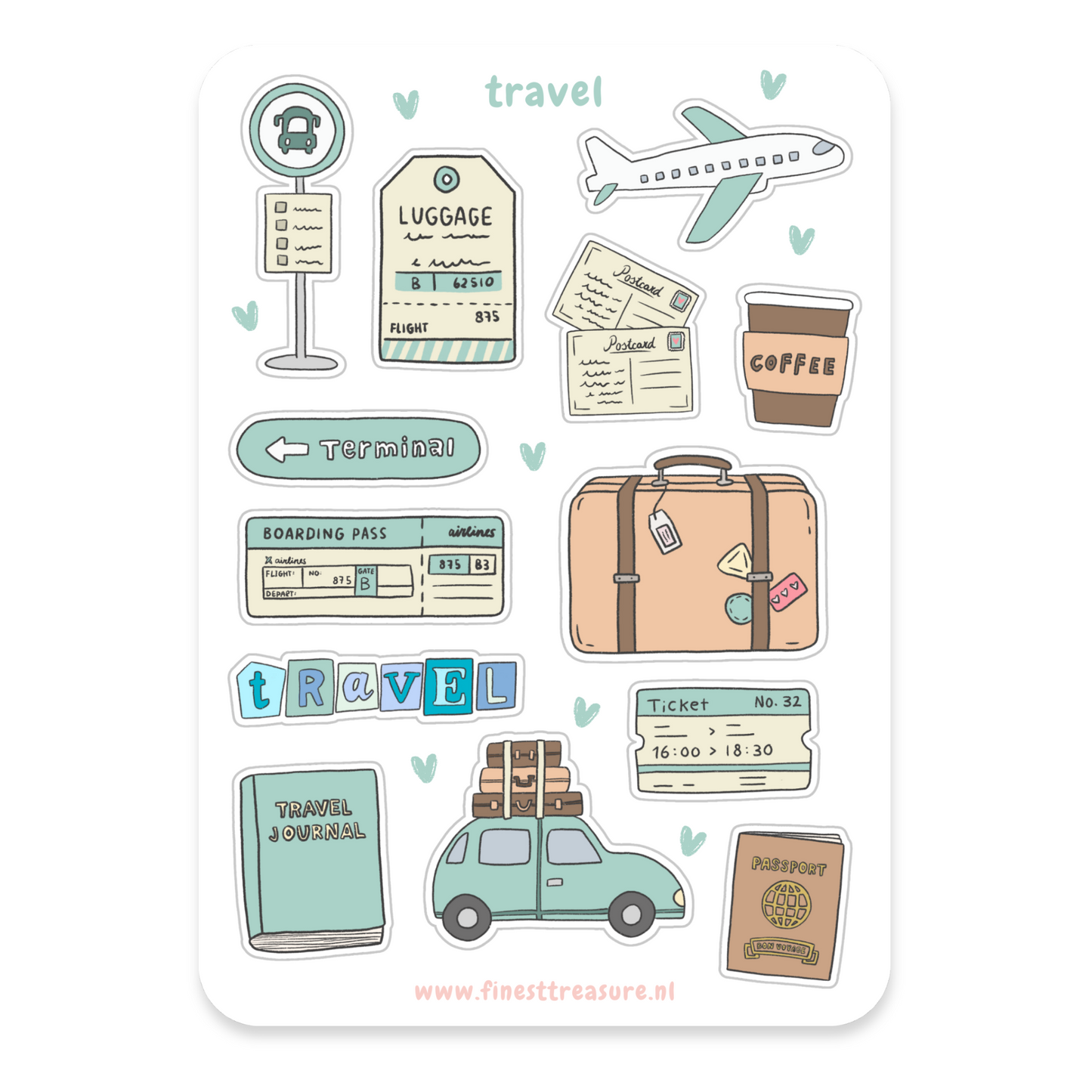 Sticker sheet Playful Alphabet