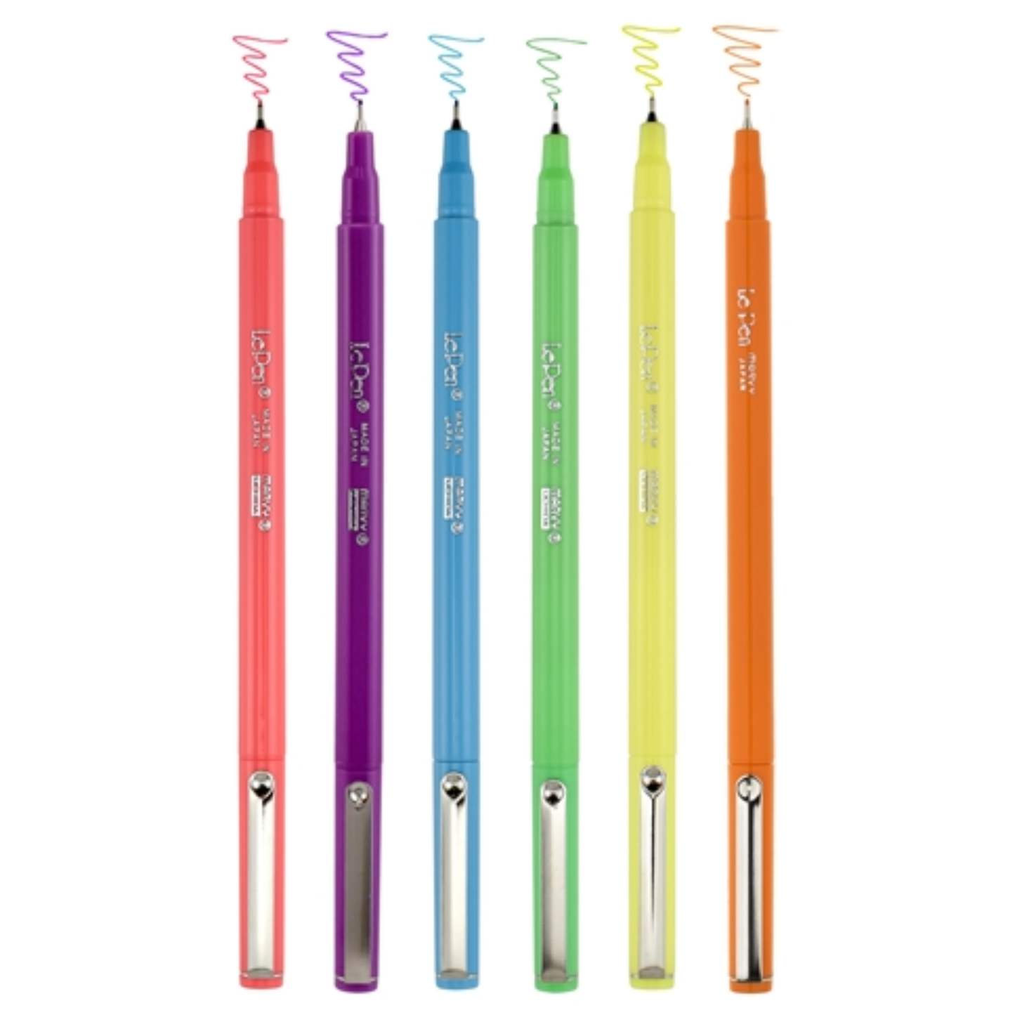 Marvy Uchida Le Pen Neon Color 6-teiliges Set 0,3 mm in stabilem Aufbewahrungskoffer (Kopie)