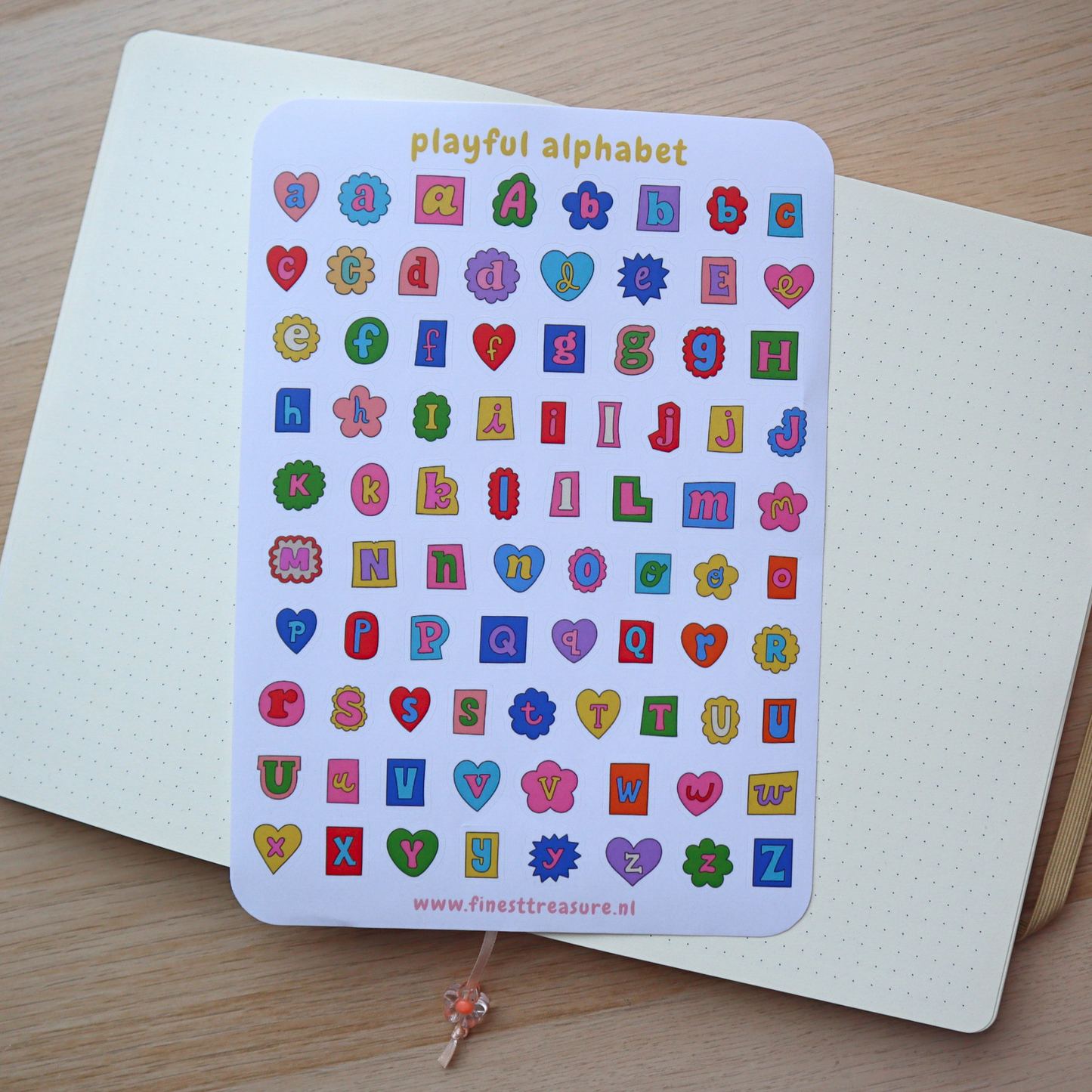 Stickervel Playful Alphabet