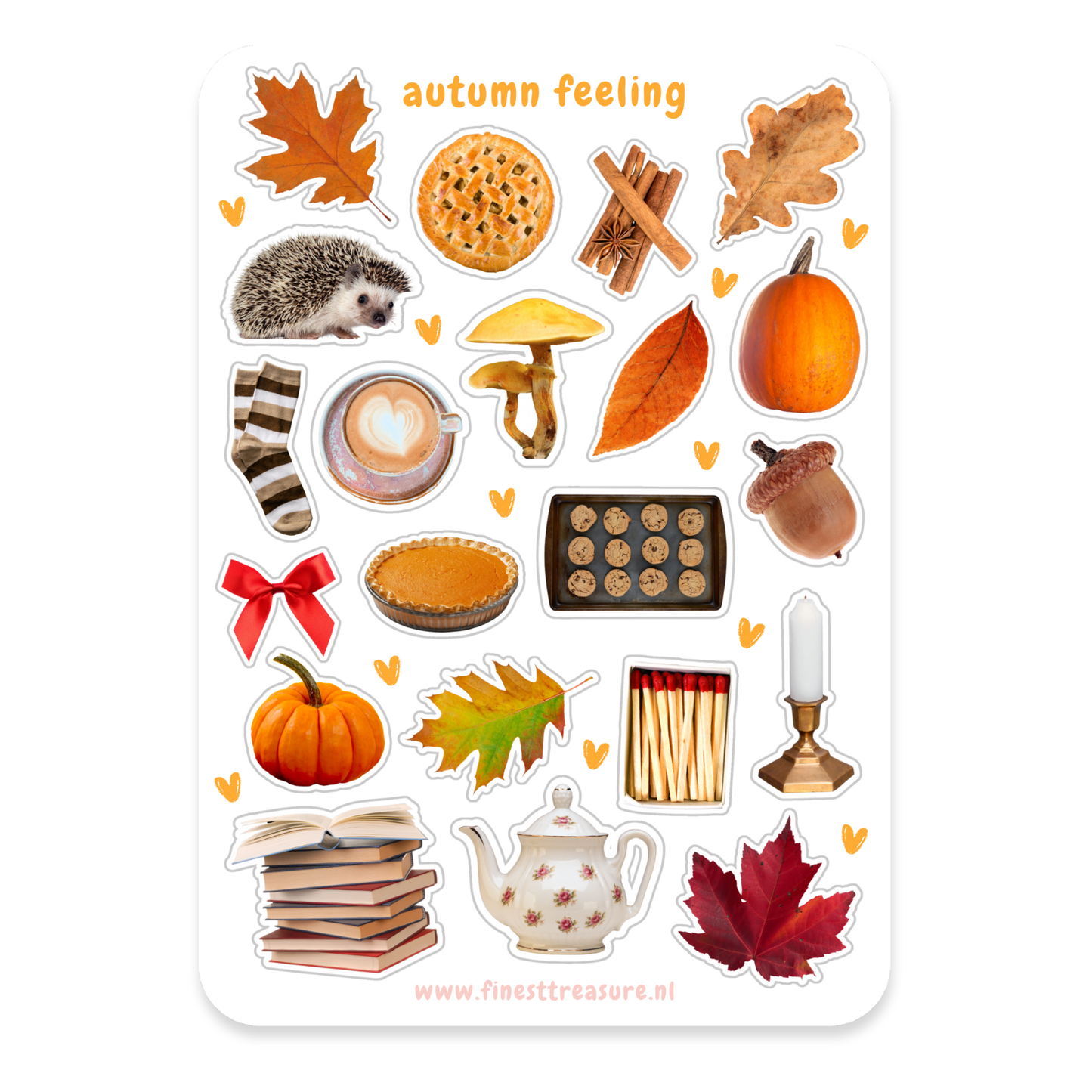 Sticker sheet Sea Shells