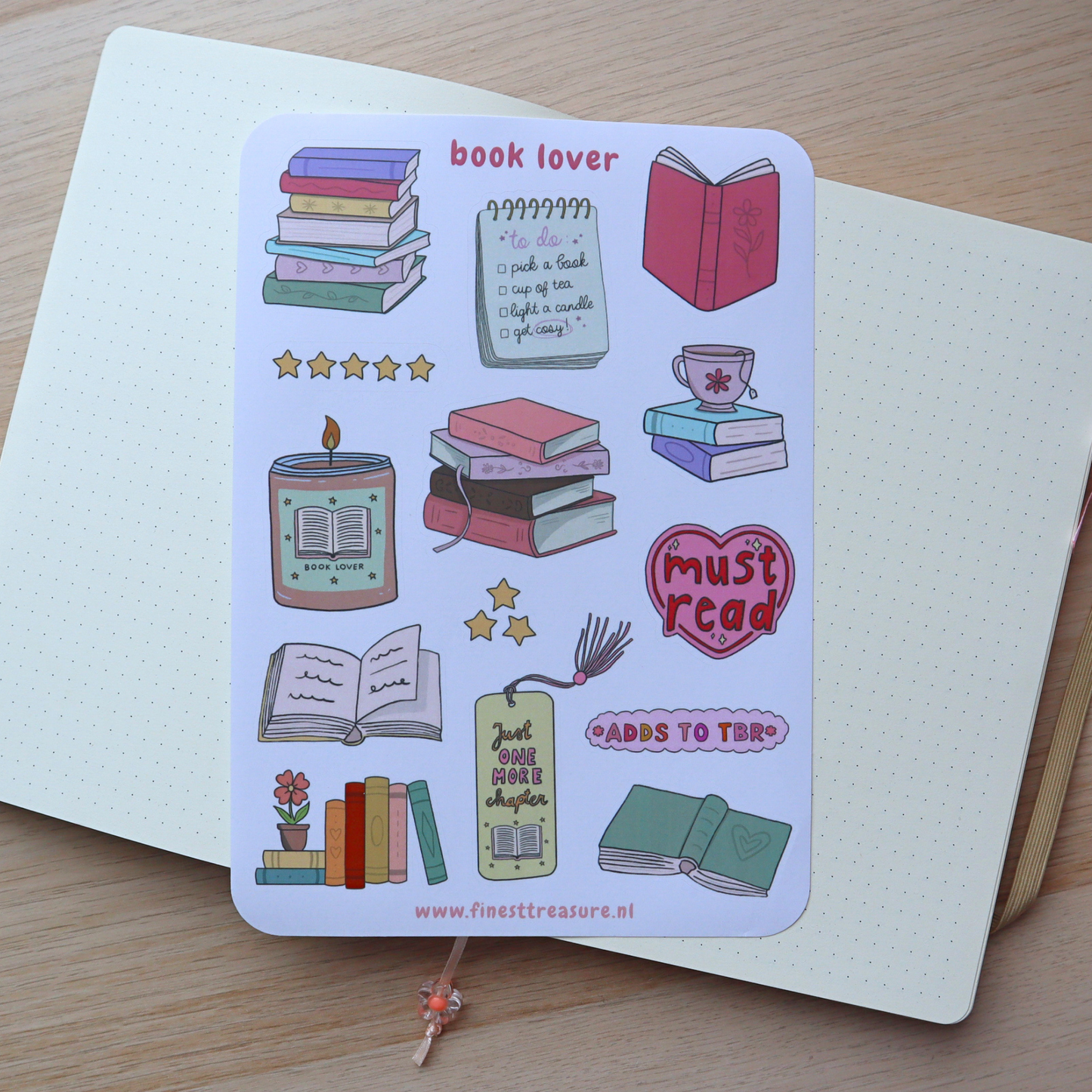 Stickervel Book Lover