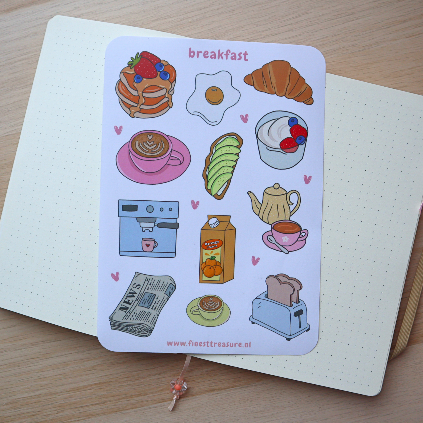 Stickervel Breakfast