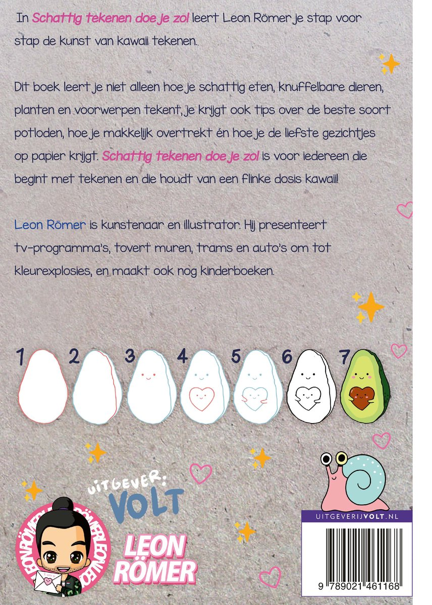 Schattig tekenen doe je zo! - achterkant