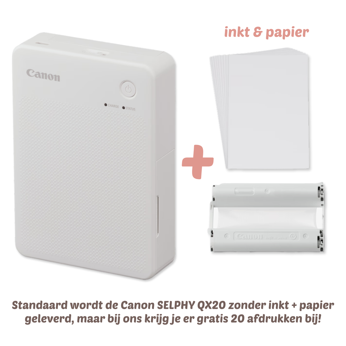 Canon SELPHY QX20 White – Finest Treasure Canon SELPHY QX20 White – Finest Treasure