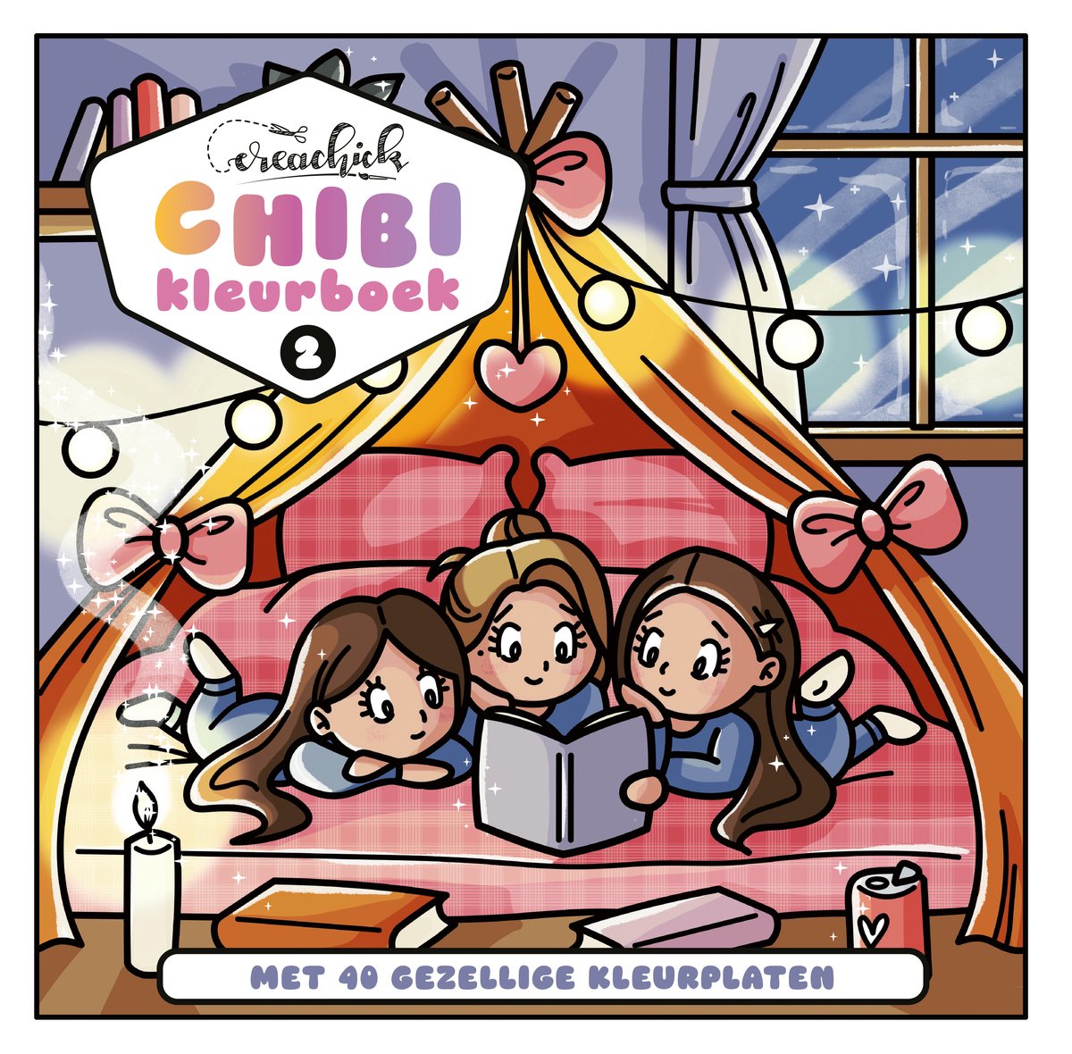 Livre de coloriage CreaChick Chibi 1