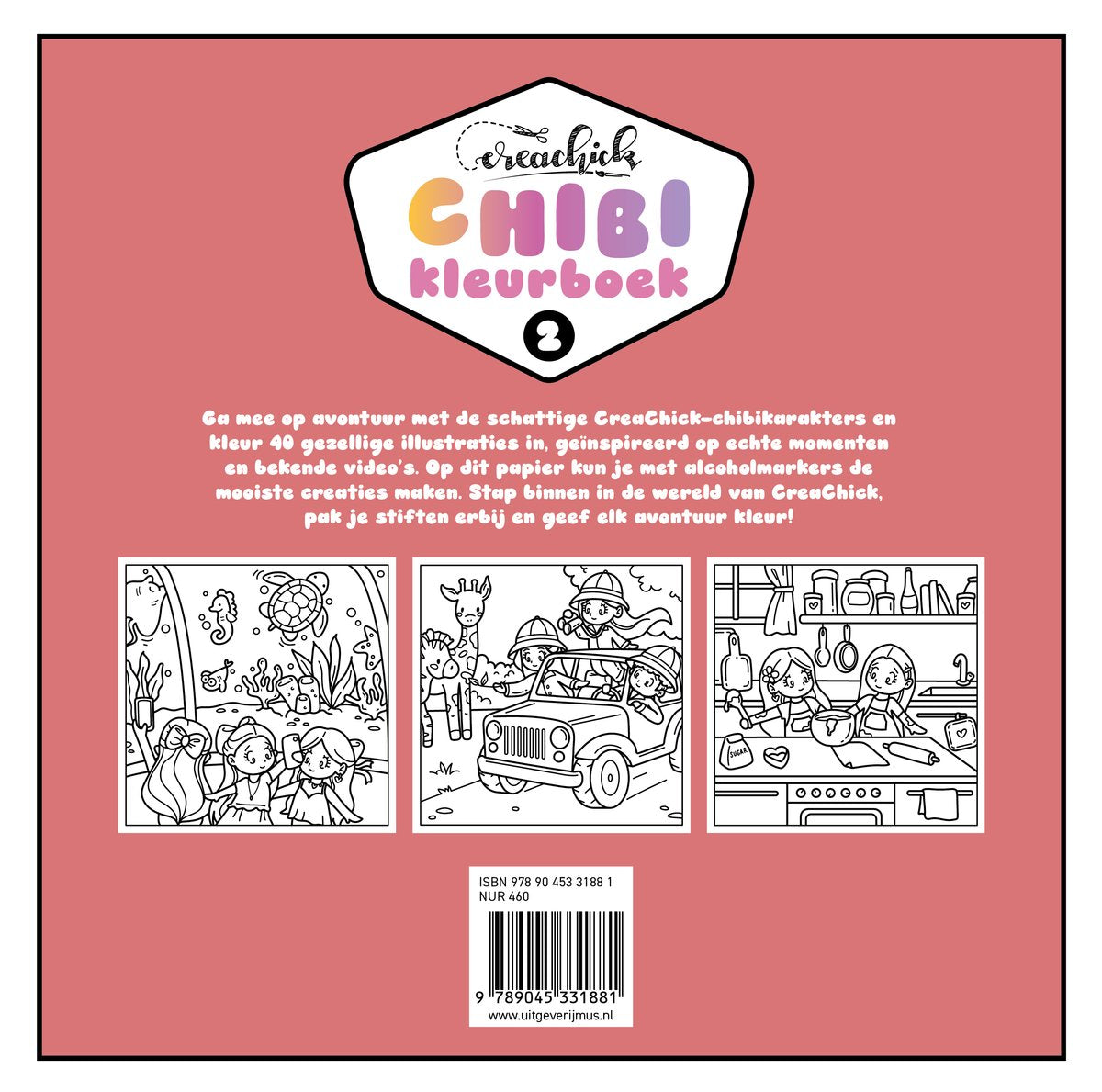 Livre de coloriage CreaChick Chibi 1
