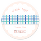 Pink Red Checker Washi Tape