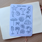 Sticker sheet Playful Alphabet