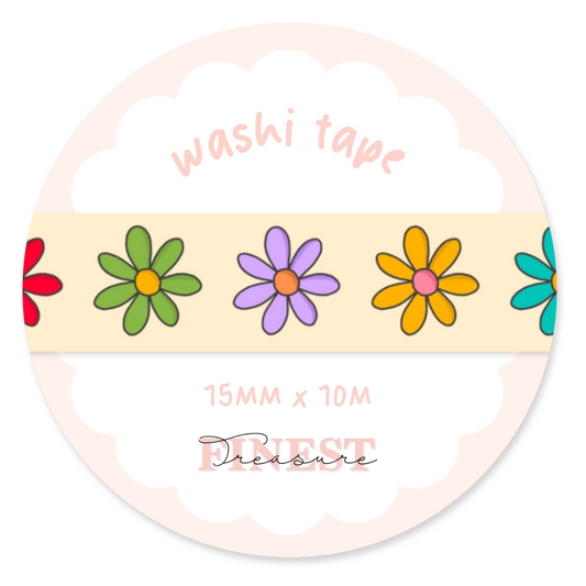 Pink Red Checker Washi Tape