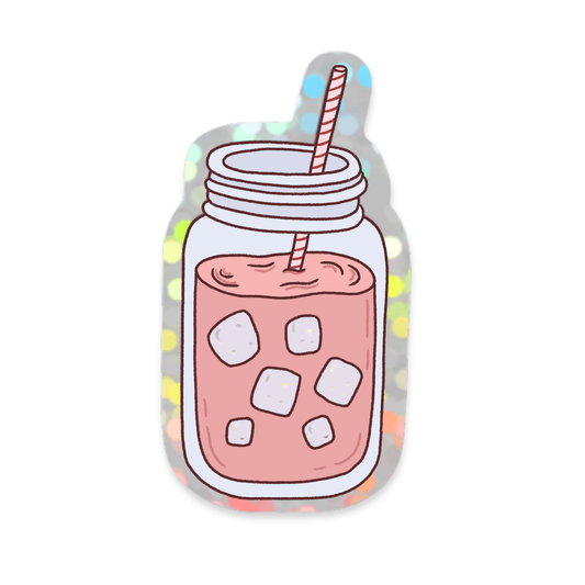 Glitter Sticker Lemonade