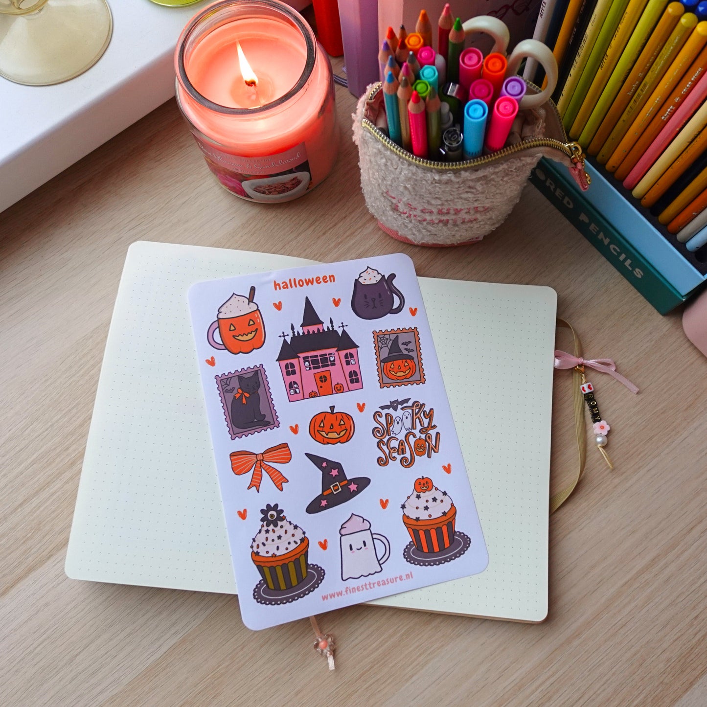 Sticker sheet Sea Shells
