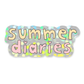 Glitter Sticker Summer Diaries