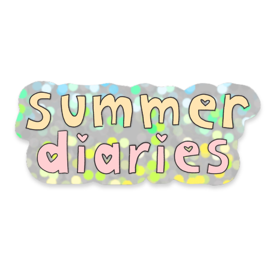 Glitter Sticker Summer Diaries
