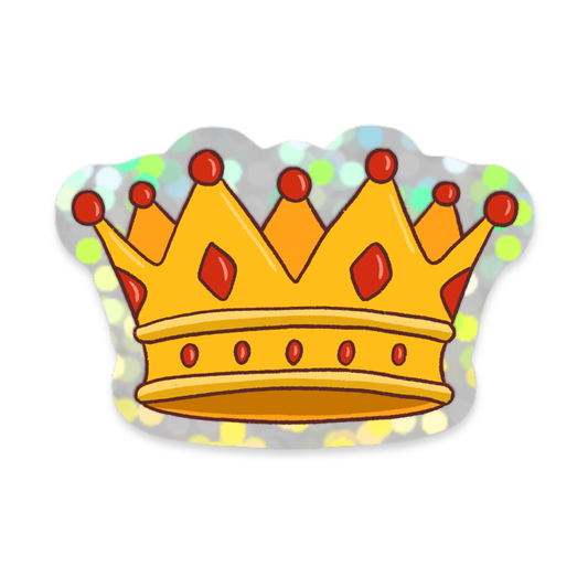 Glitter Sticker Kroontje