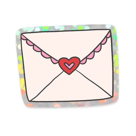 Glitter Sticker Envelop