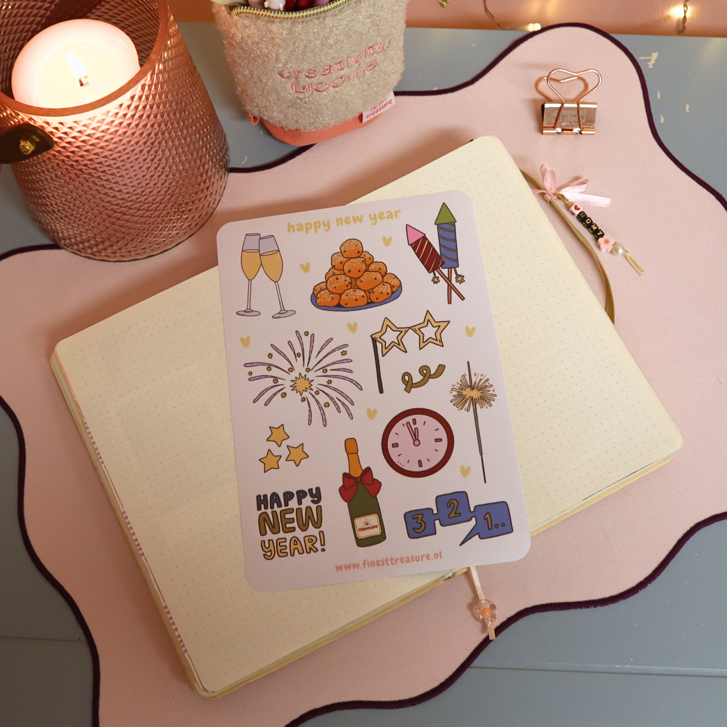 Stickervel Happy New Year