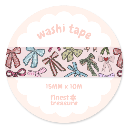 Cute Bows Washi Tape