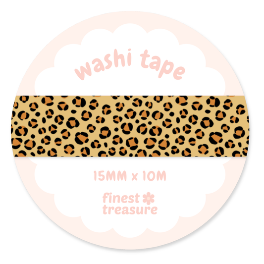 Leopard Washi Tape