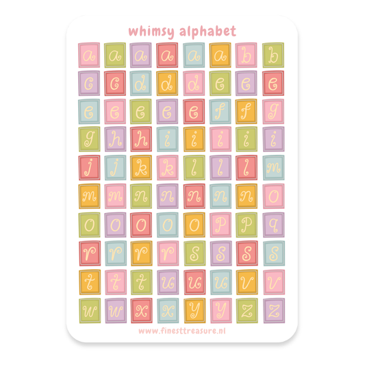 Stickervel Whimsy Alphabet