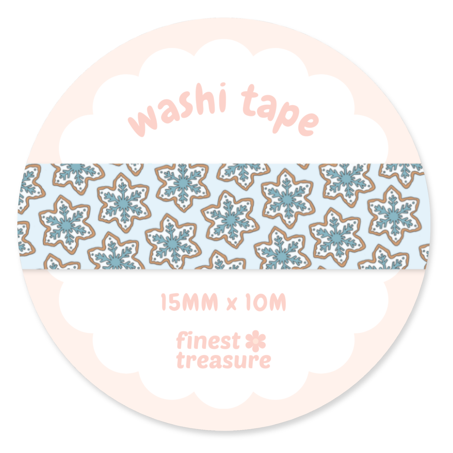 Snowflakes Washi Tape