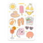 Sticker sheet Playful Alphabet