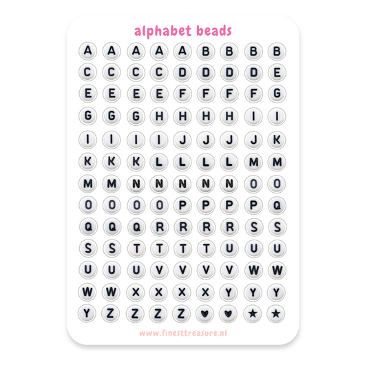 Sticker sheet Playful Alphabet