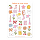 Sticker sheet Playful Alphabet