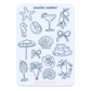Sticker sheet Playful Alphabet