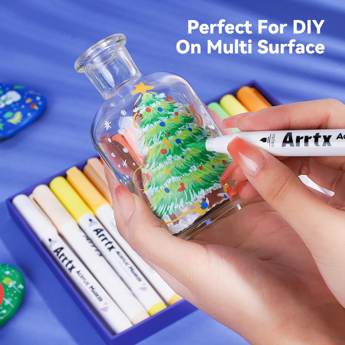 Arrtx Acrylmarkers Paint Brush Tip Markers – 30 kleuren (30B)