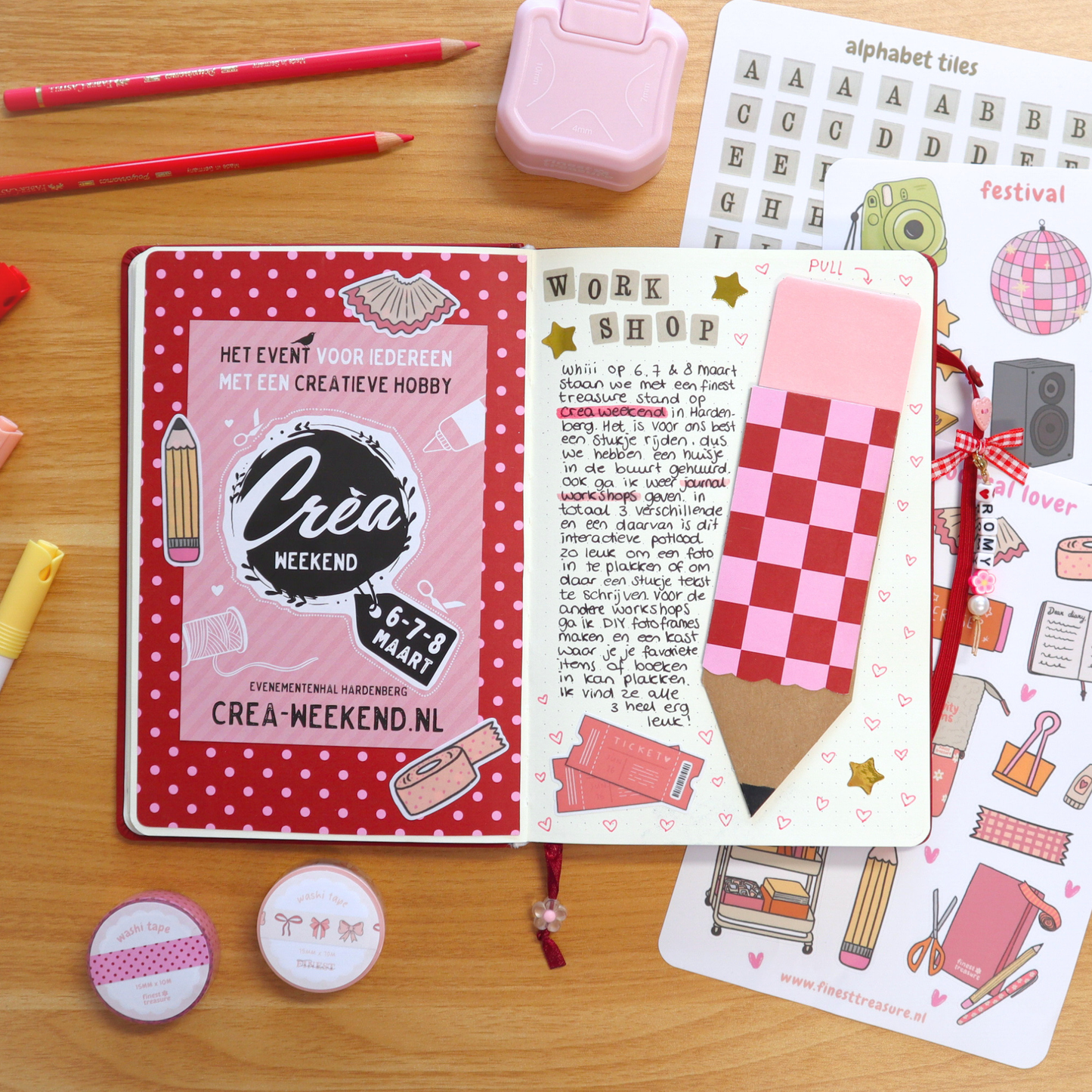 Workshop DIY Interactief potlood ✏️ - Creaweekend Hardenberg