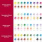 ABT Dual Brush Pen set van 18 Primary Colors (waterbasis)
