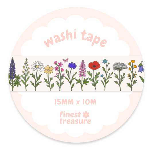 Wild Flower Washi Tape