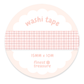 Nastro Washi Griglia Blush