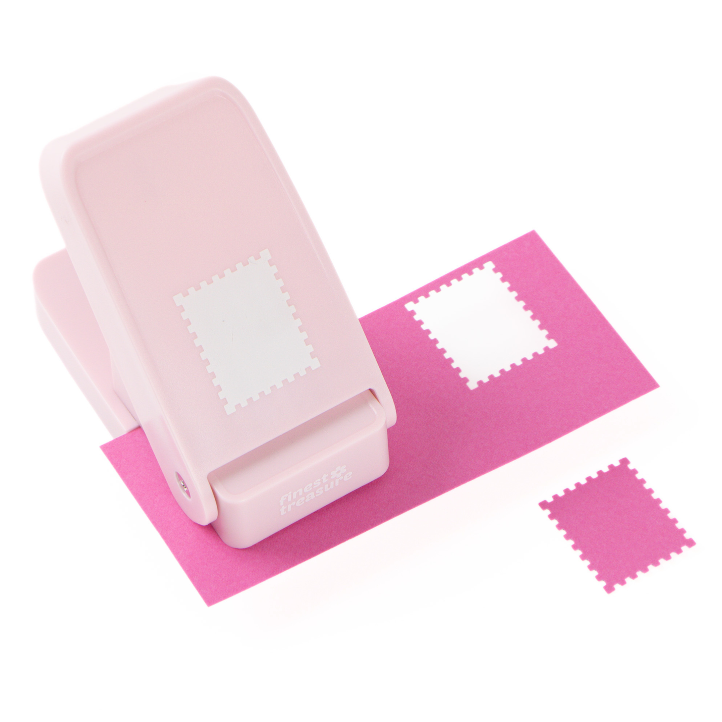 Figuurpons Postzegel   38mm x 32mm