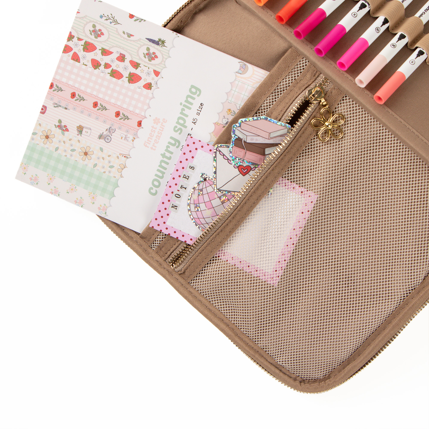 Journal tas Beige