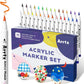 Arrtx Acrylmarkers Paint Brush Tip Markers – 30 kleuren (30B)