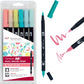 ABT Dual Brush Pen set van 6 Candy Colors (waterbasis)