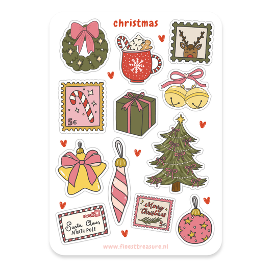 Stickervel Christmas