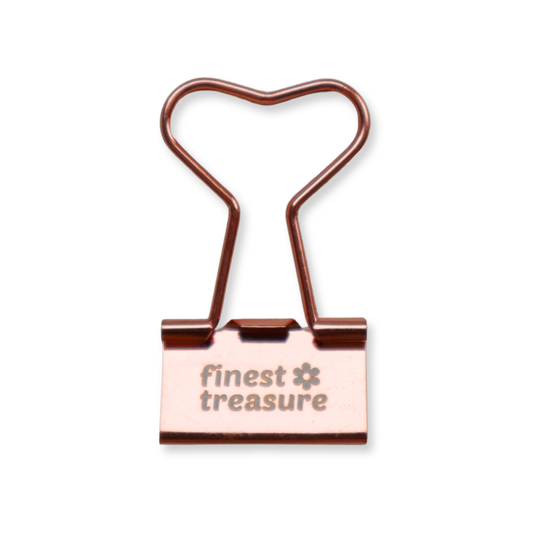 Journal Clip Hart Rosé Goud