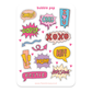 Stickerbogen Bubble Pop