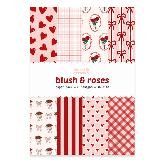 Papier Bundel Blush & Roses