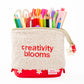Pop-Up Etui Creativity Blooms Large - Cherry Red