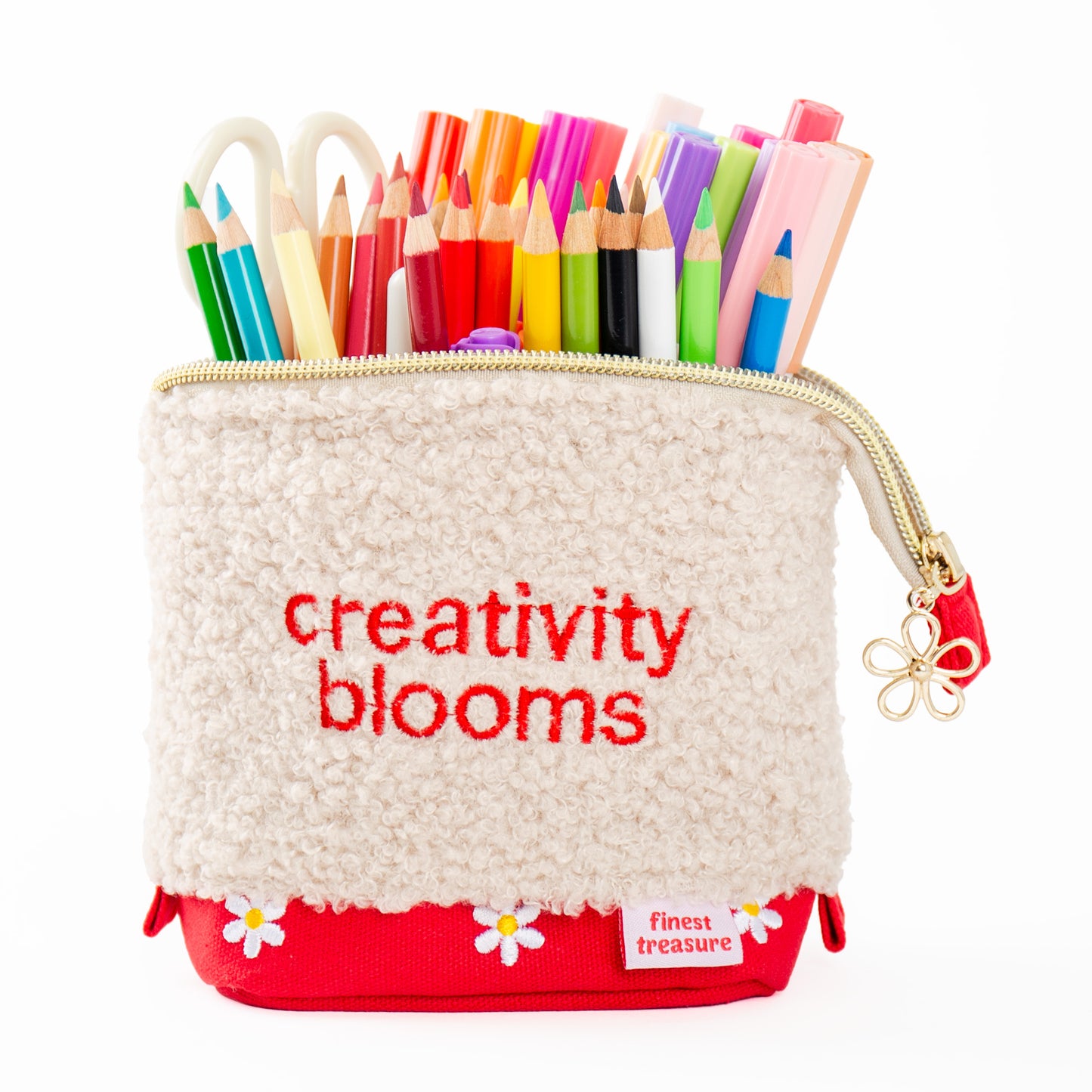 Pop-Up Etui Creativity Blooms Large - Cherry Red