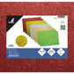 Glitzerkarton Kangaro Packung 10 Blatt 25x35cm, 2x5 Farben 300 Gramm