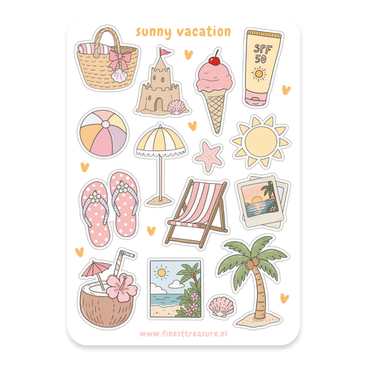Stickervel Sunny Vacation