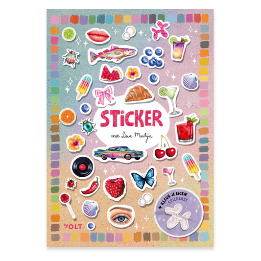 Stickerboek  Sticker met Lieve Merlijn